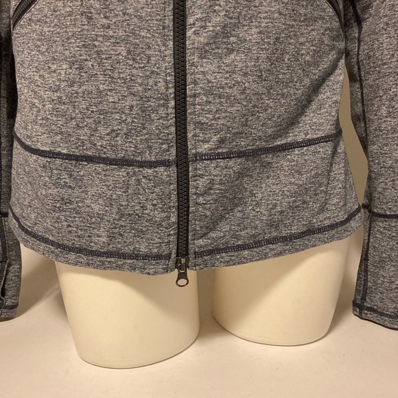Zella Grey Full Zipper Jacket size L - Picture 4 of 12